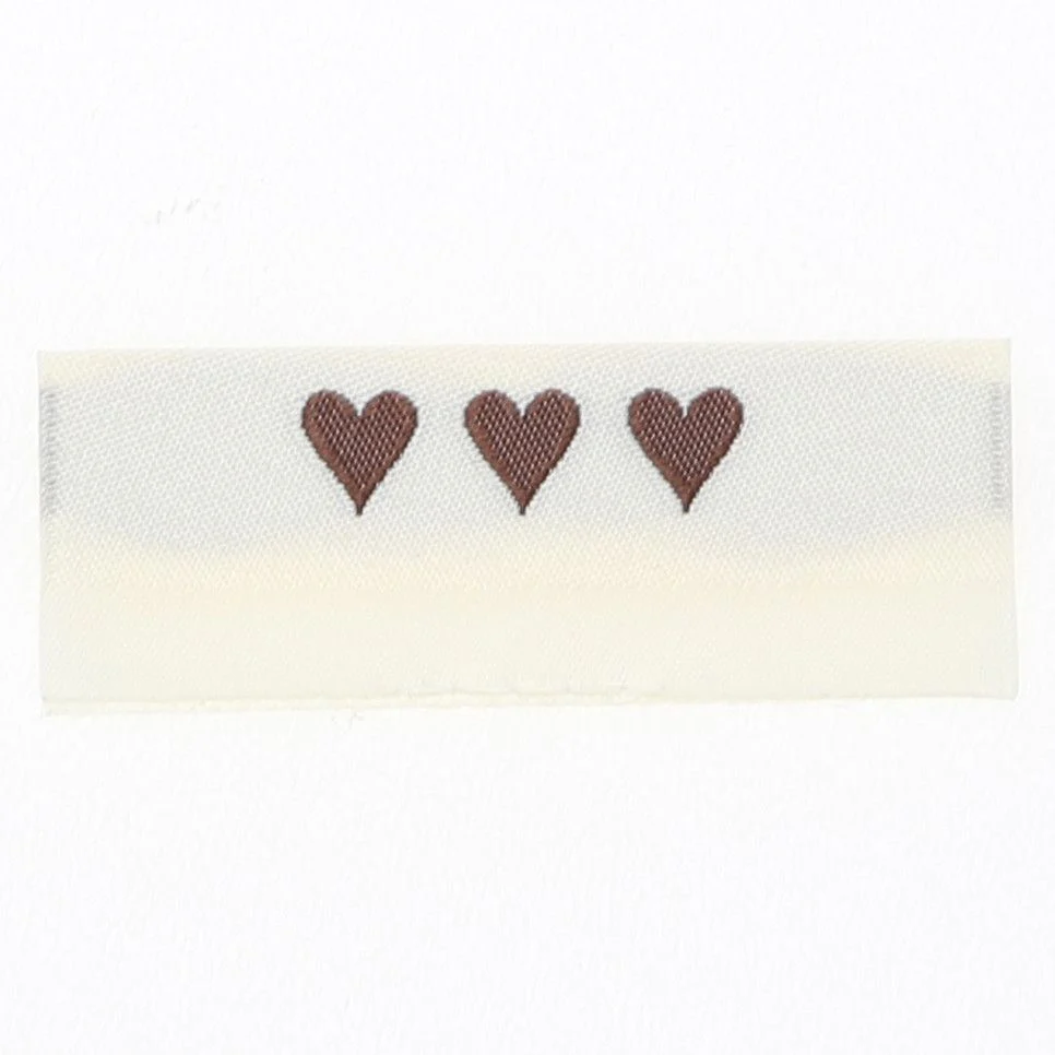 10 Etichette - Handmade with love - 3 cuori - Image 2