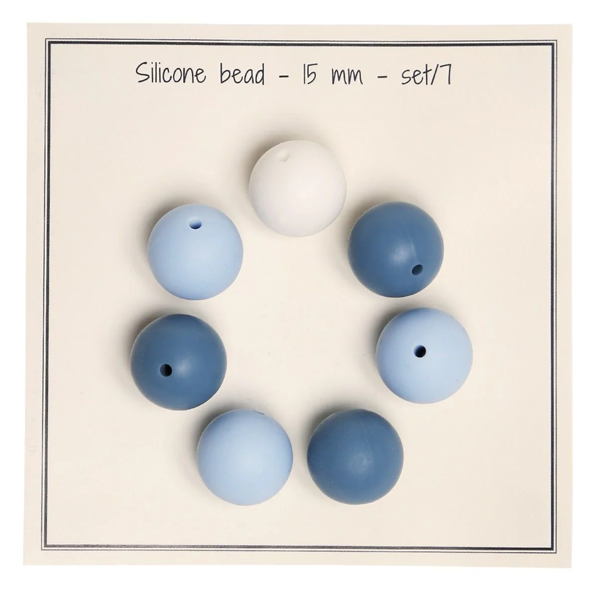 Perle in silicone - Ø 15 mm - 7 pz. - Image 7