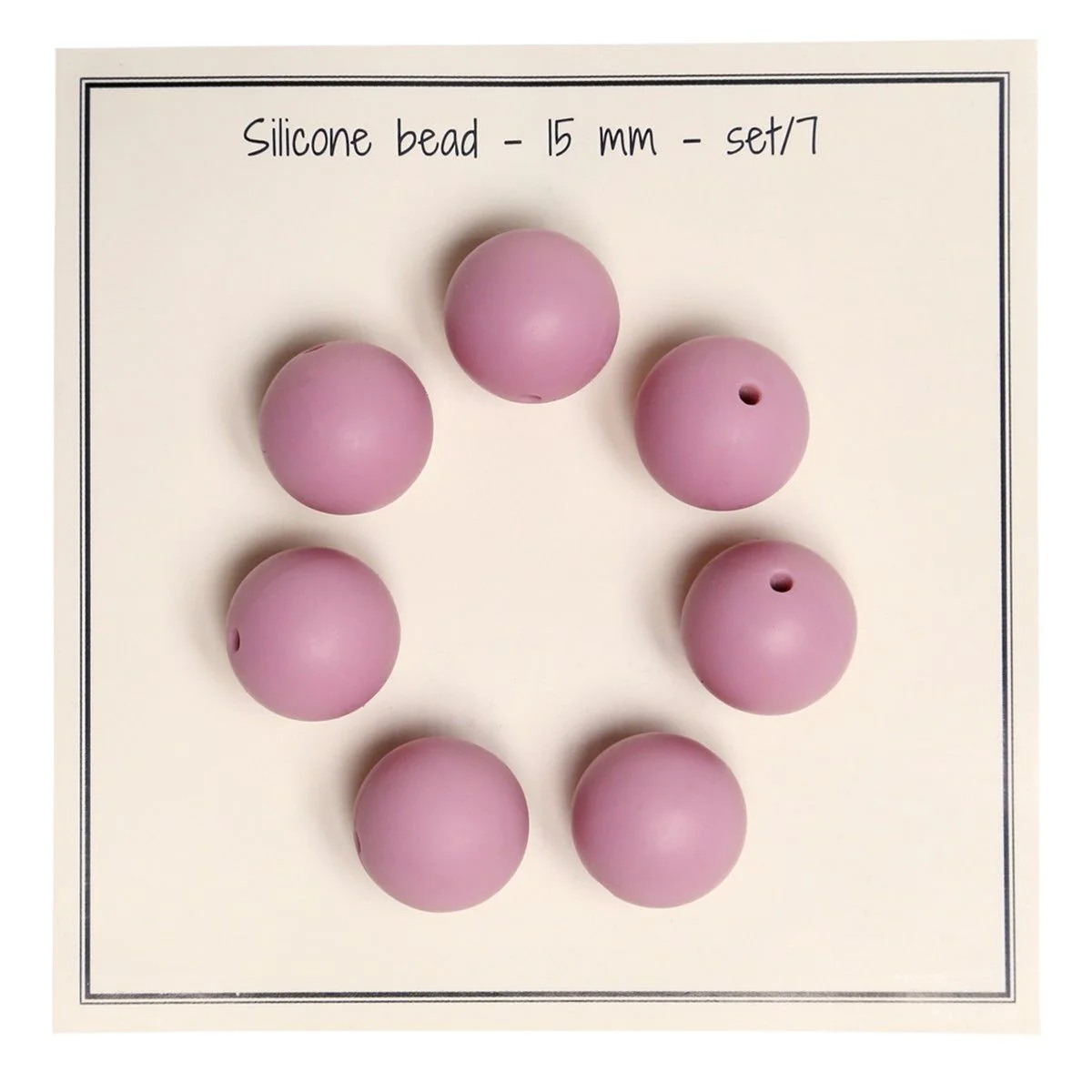 Perle in silicone - Ø 15 mm - 7 pz. - Image 9