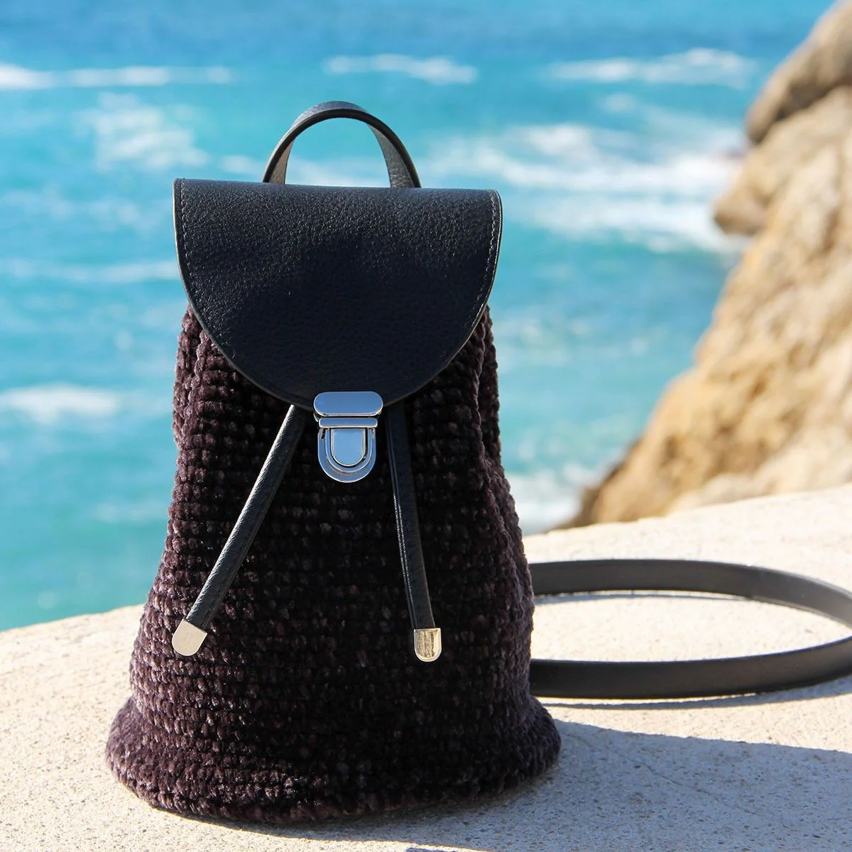 Chiusura a scatto in Metallo per borsa - Beige/Silver - Image 2