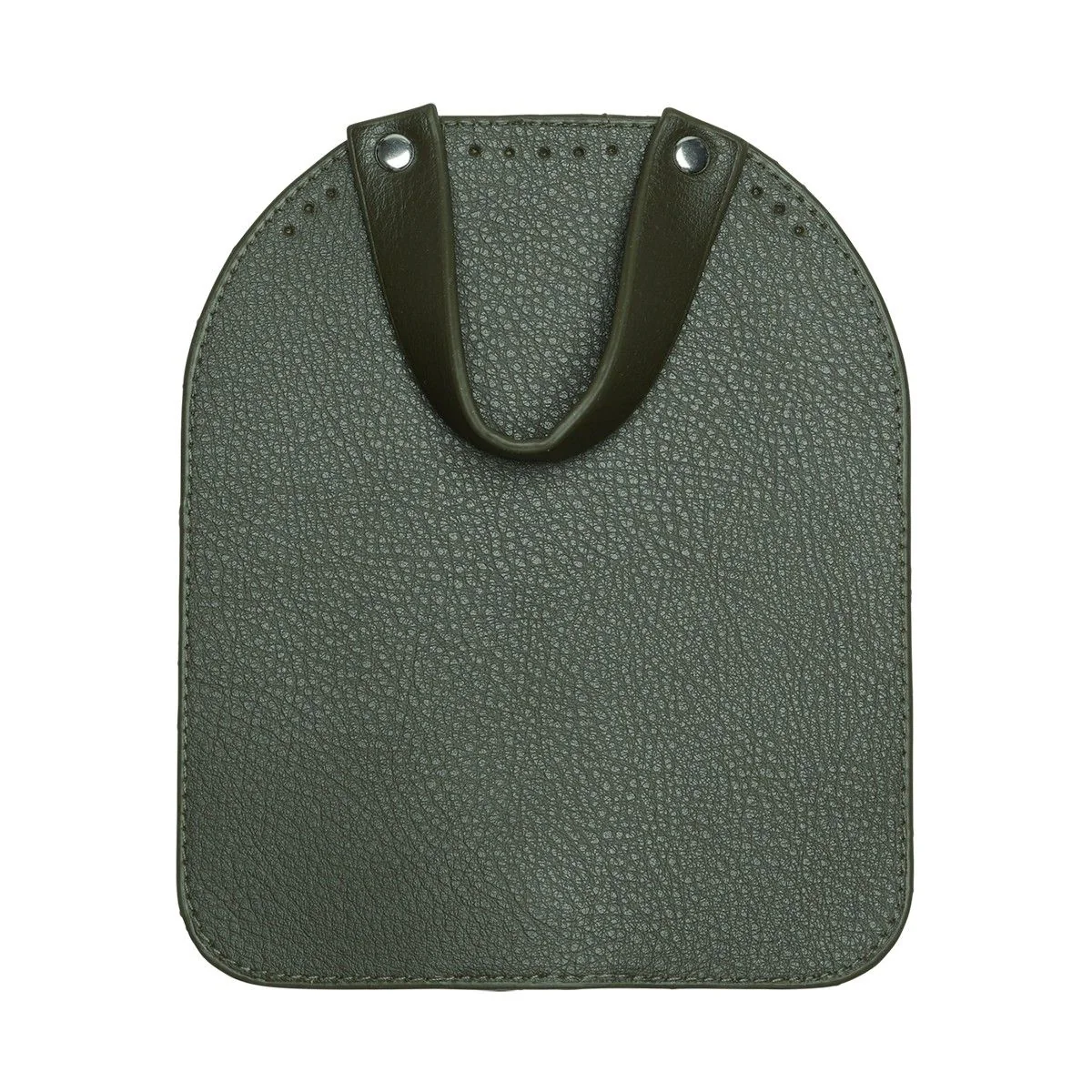 Chiusura per borsa con bottone magnetico - Green/Silver