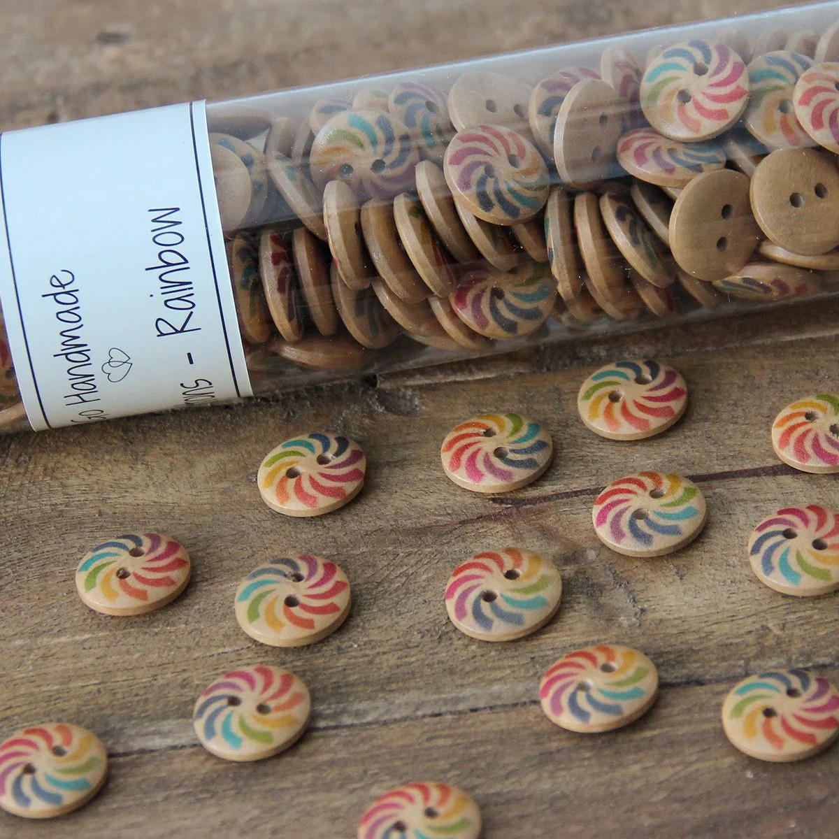 Bottoni Arcobaleno - 15 mm - Image 2