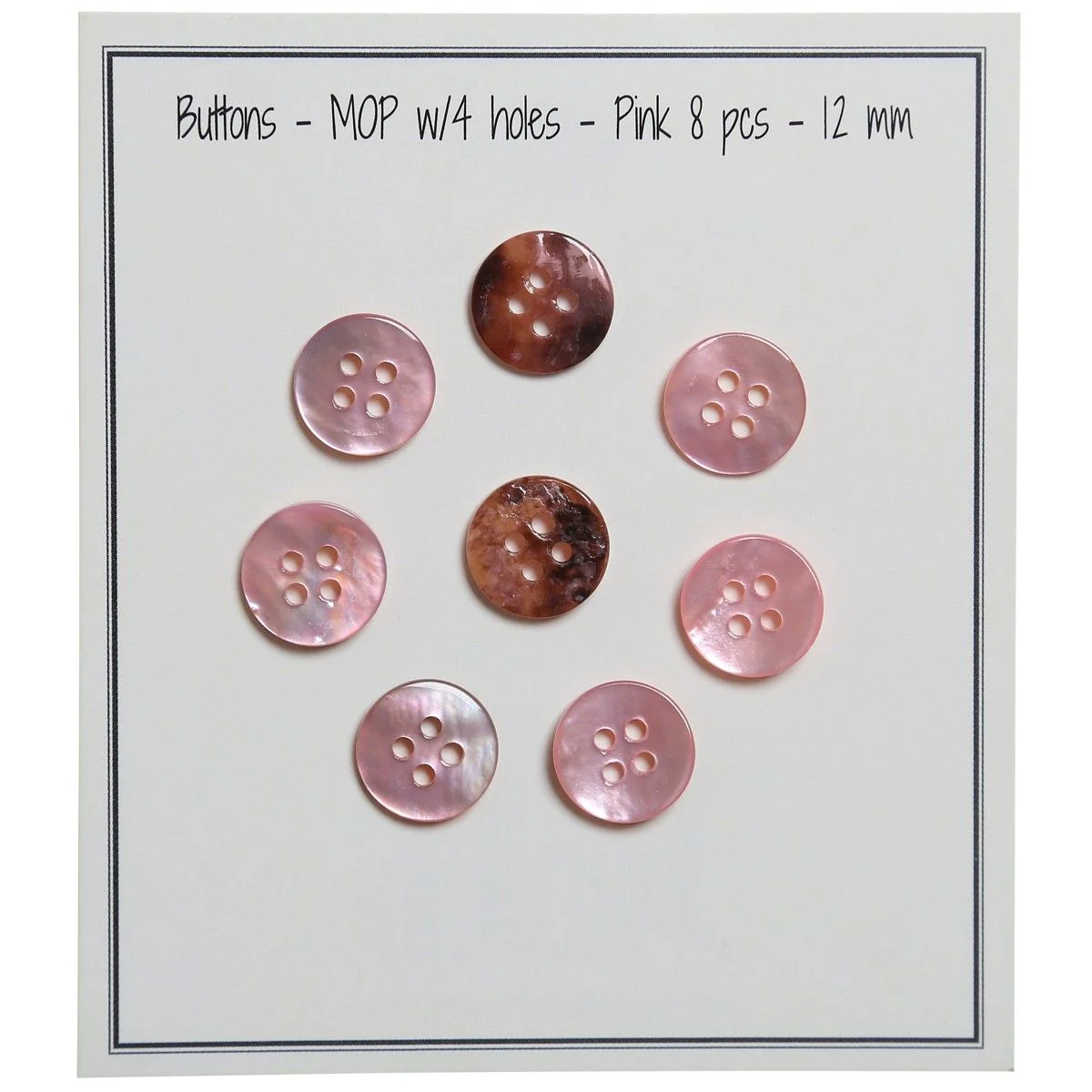 Bottoni in perla madre - Rosa - Image 5