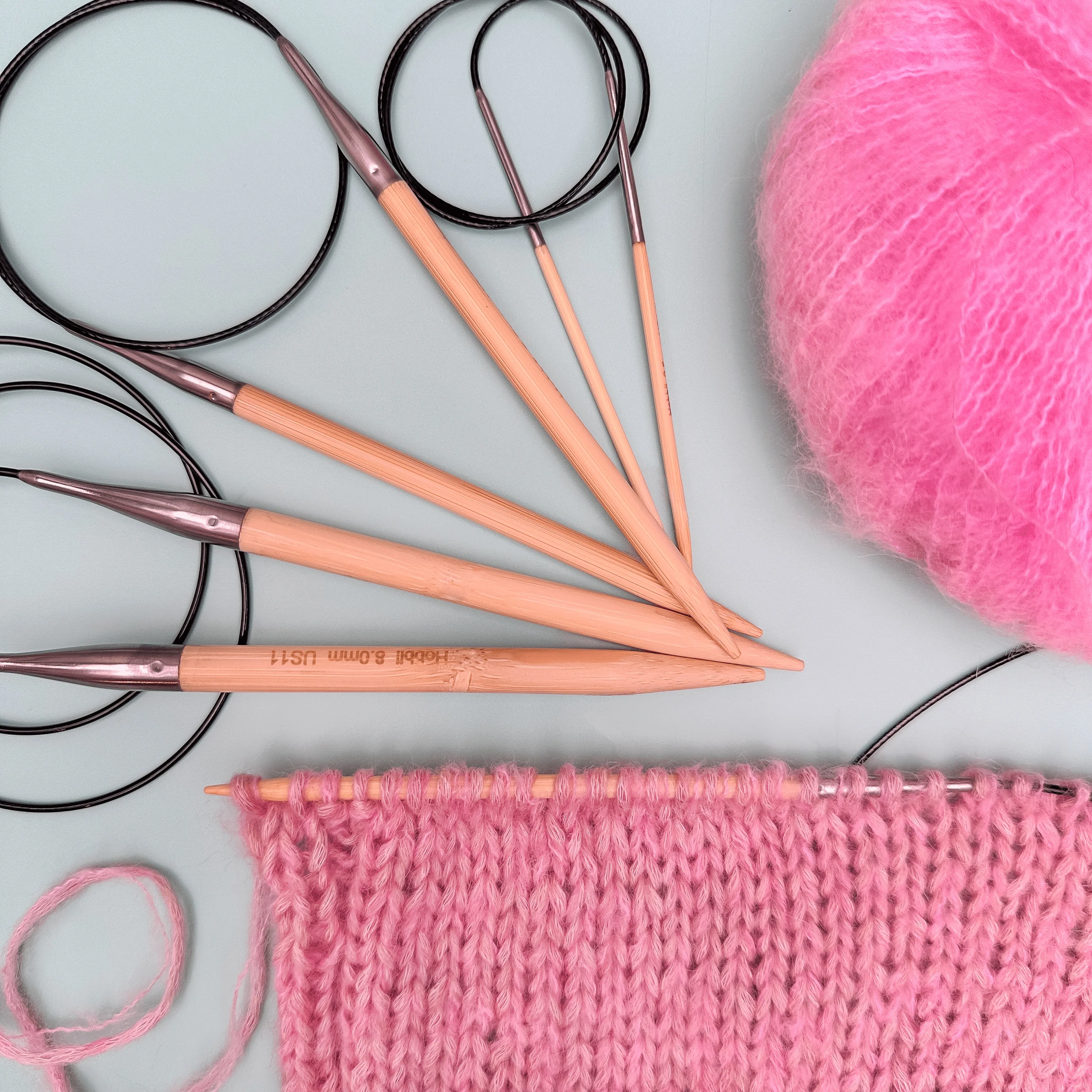 Ferri circolari Bamboo - 50 cm - Image 5