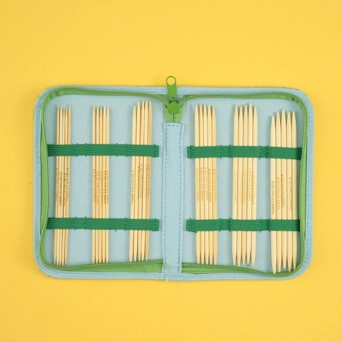 Set di ferri a doppia punta in bamboo - 15 cm - Image 6