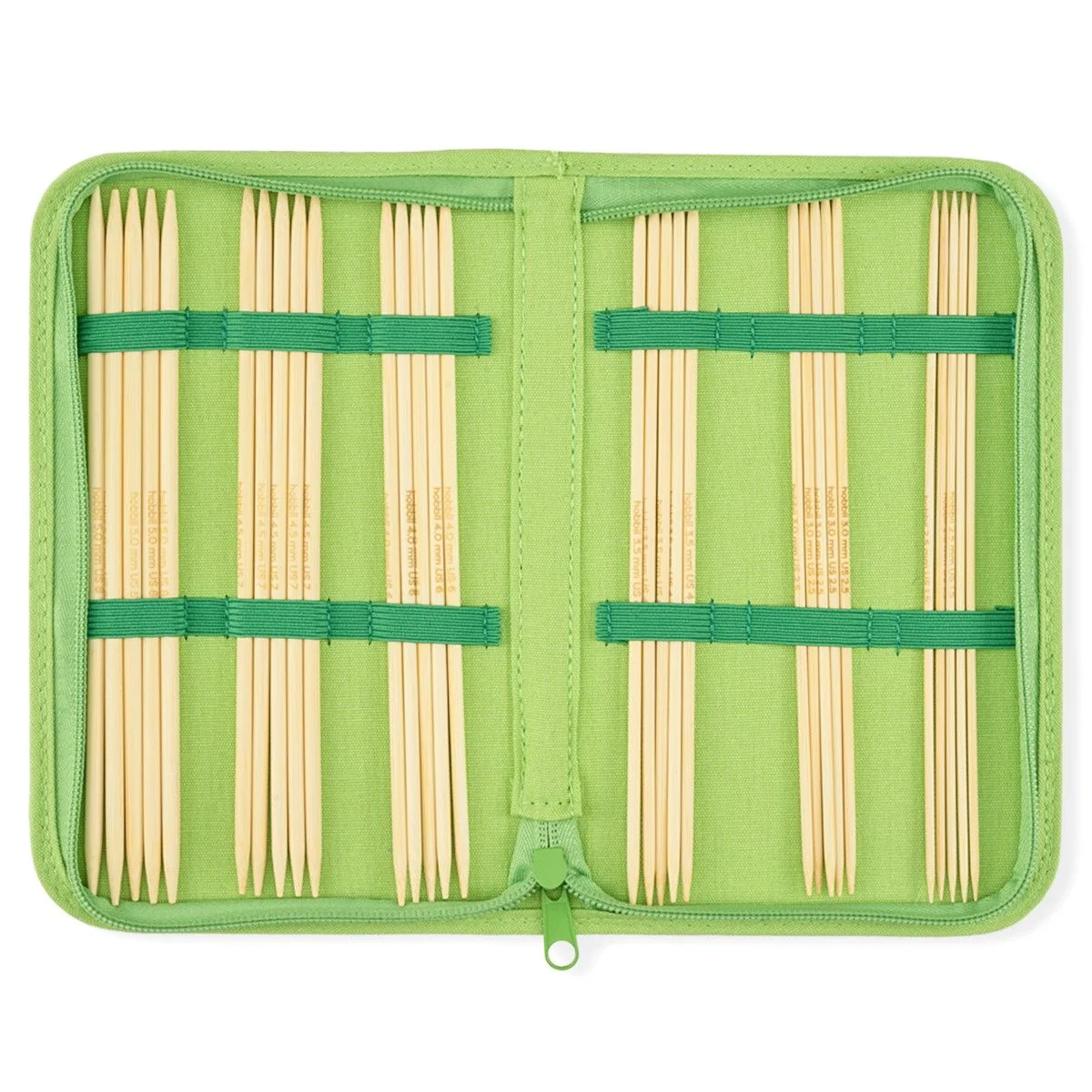 Set di ferri a doppia punta in bamboo - 20 cm