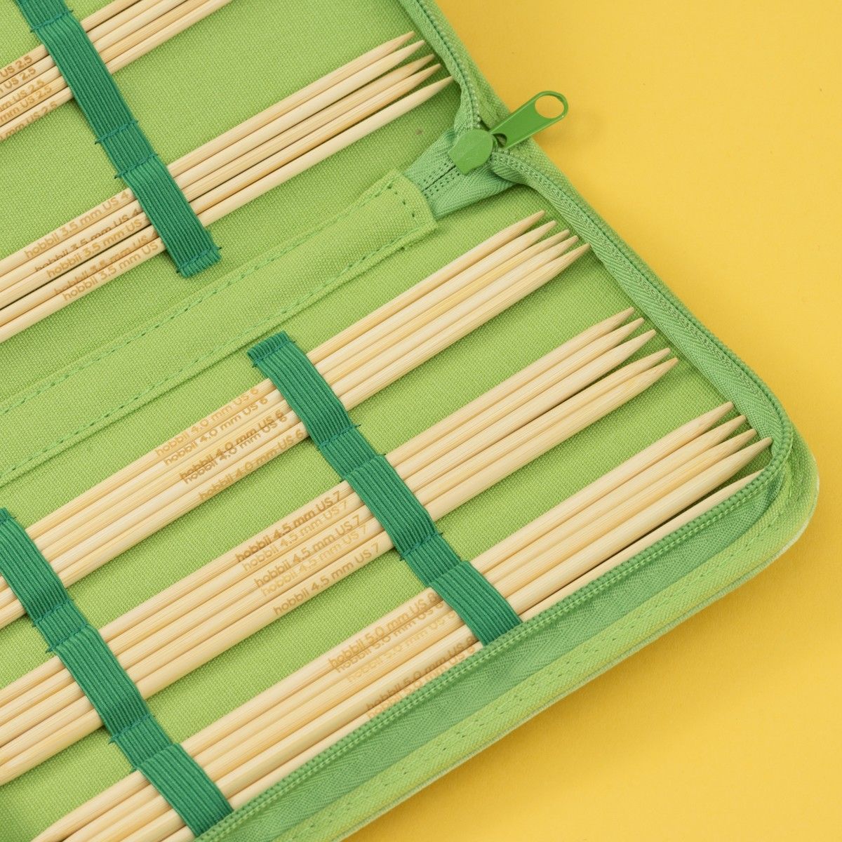 Set di ferri a doppia punta in bamboo - 20 cm - Image 3