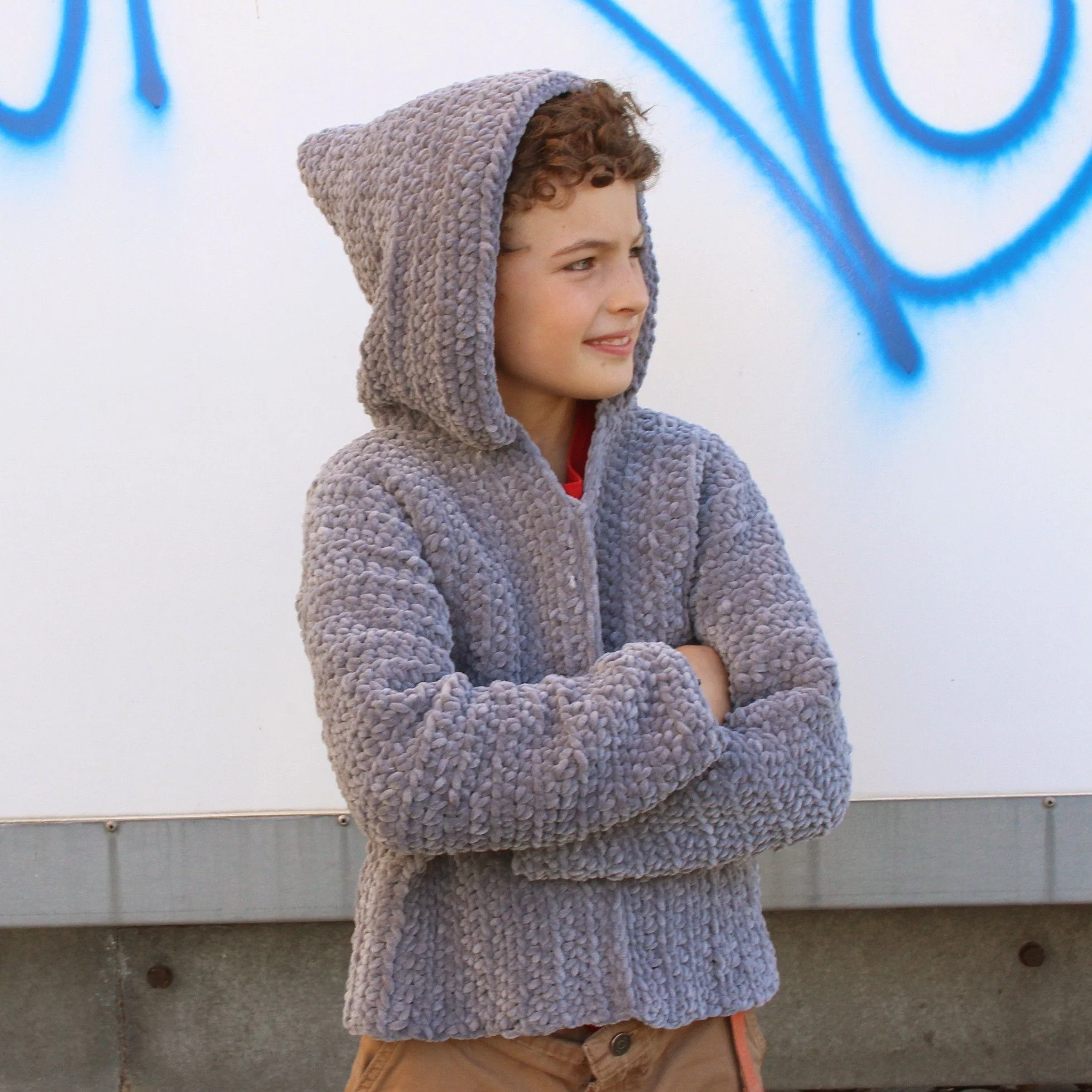 Njal - Hooded Children’s Sweater - Image 3