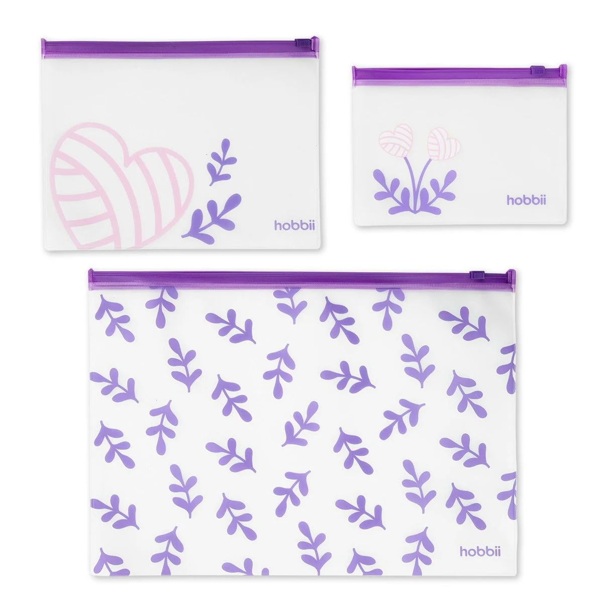 Set di buste con cerniera