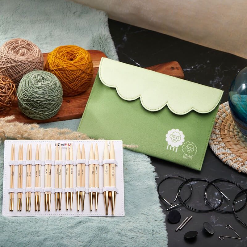 Set di ferri circolari intercambiabili Bamboo Deluxe - Image 4