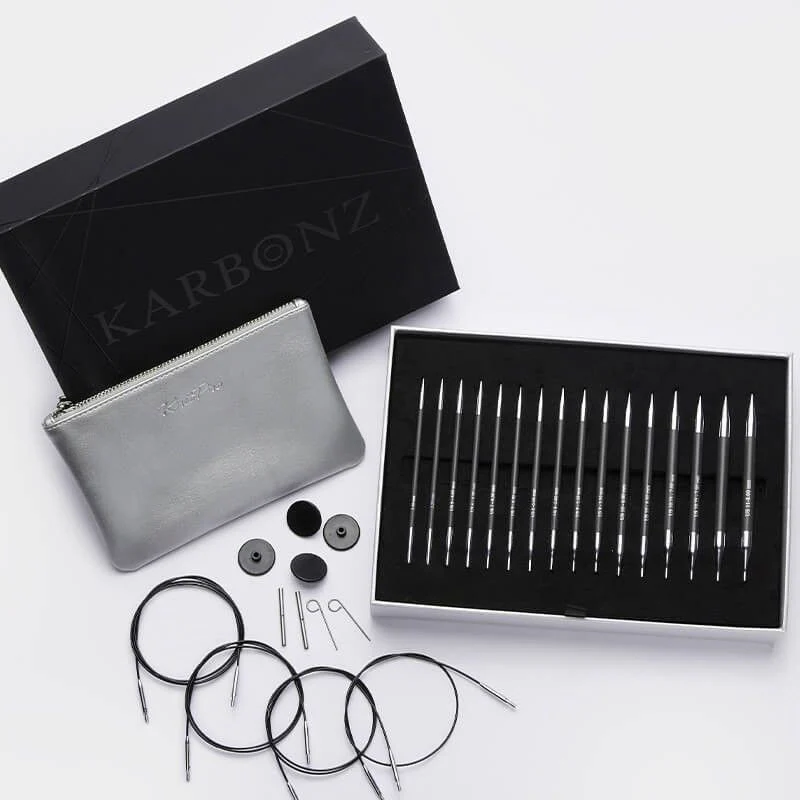 Set di ferri circolari intercambiabili Karbonz