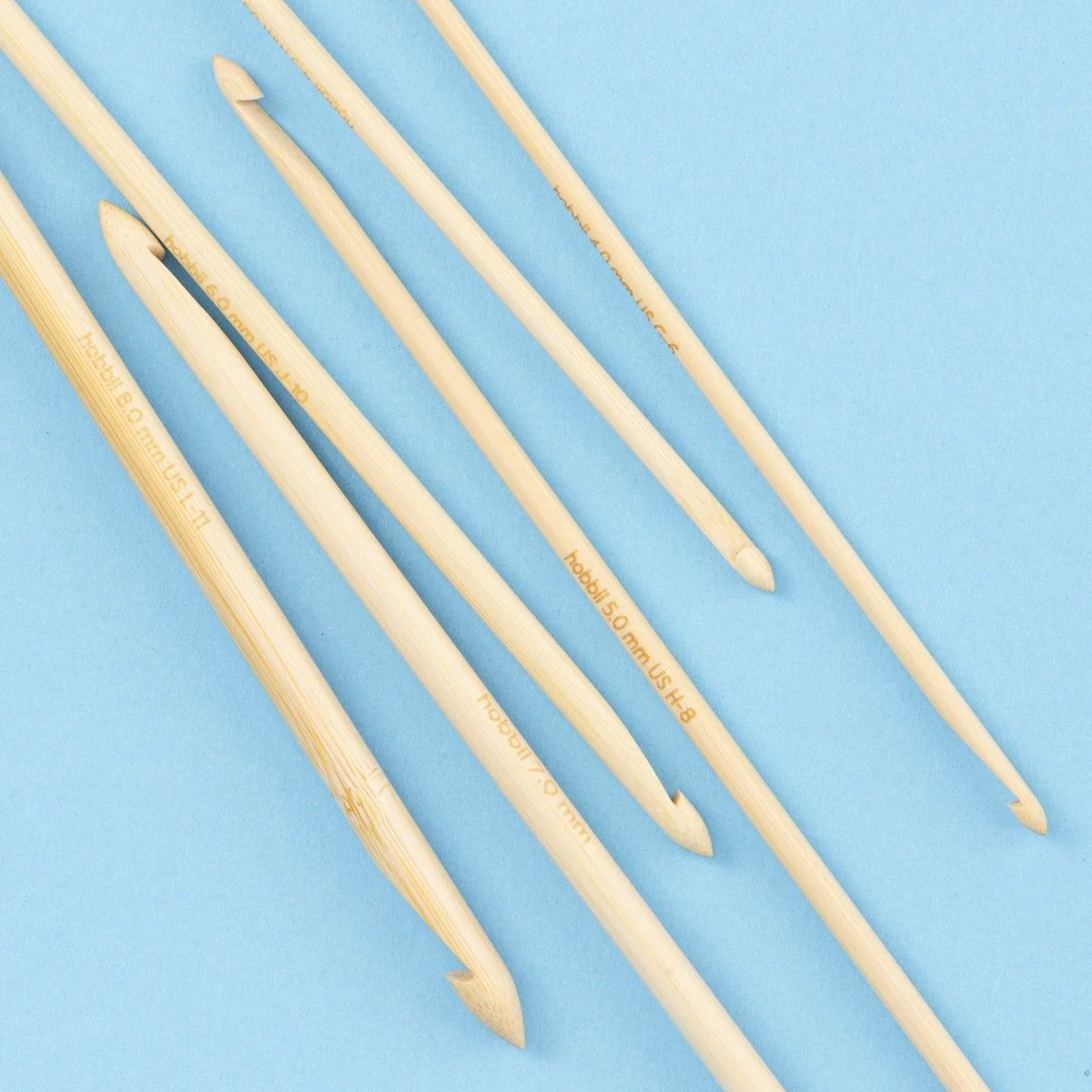 Uncinetto tunisino doppio in bamboo - 20 cm - Image 3