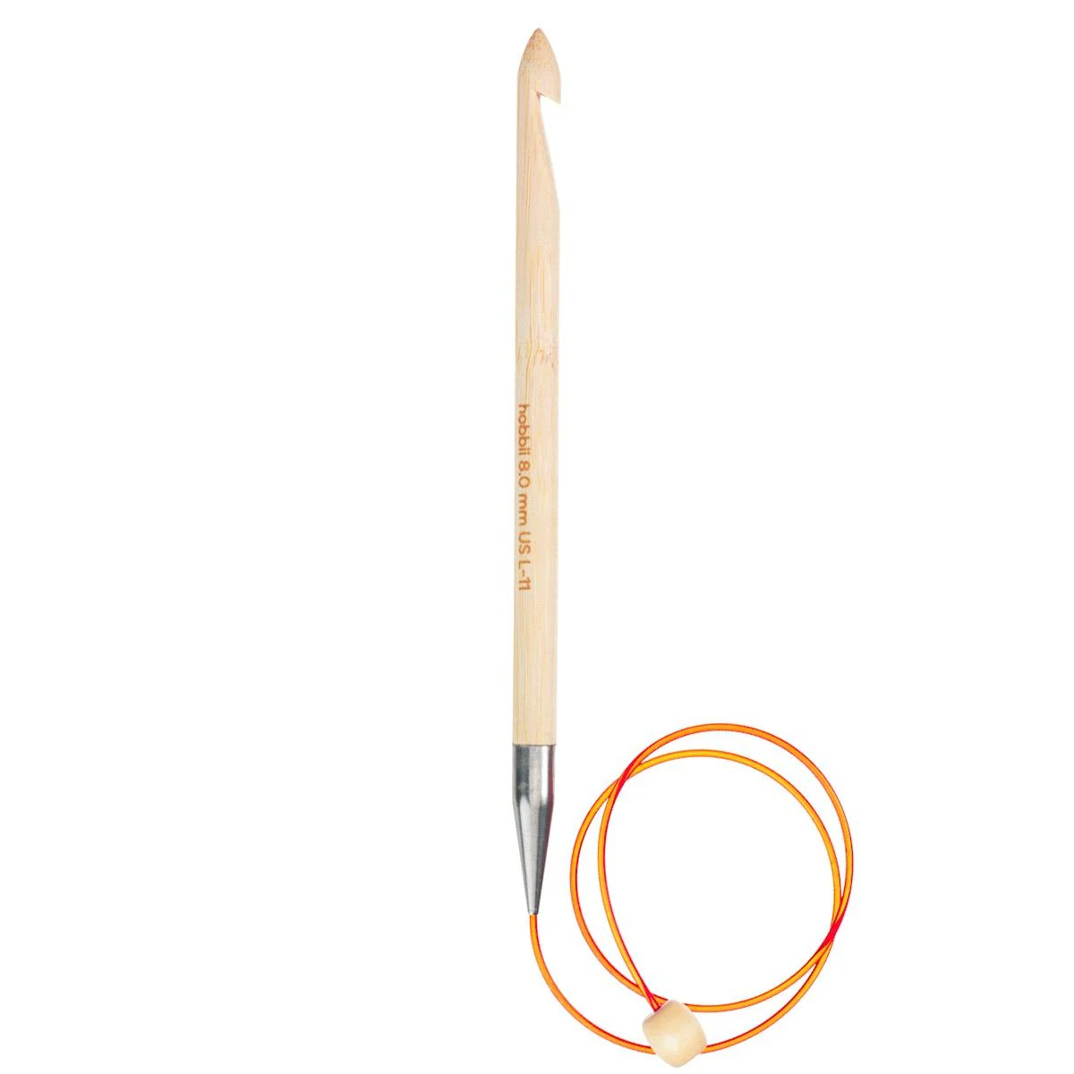 Uncinetto tunisino in bamboo con cavo - 50 cm - Image 12
