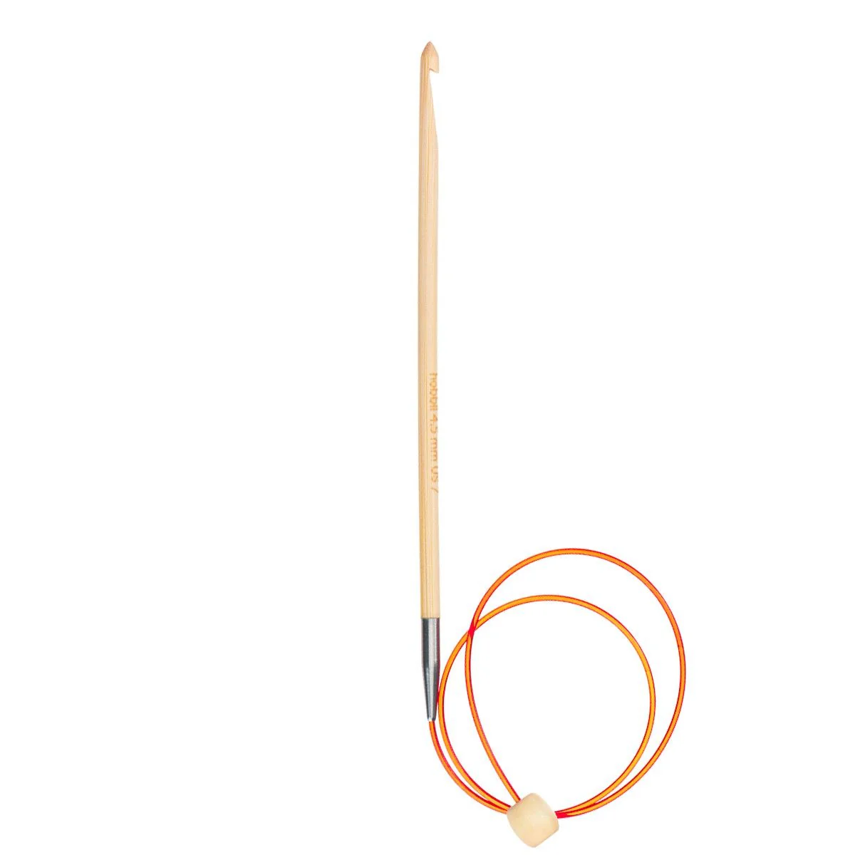 Uncinetto tunisino in bamboo con cavo - 50 cm - Image 8