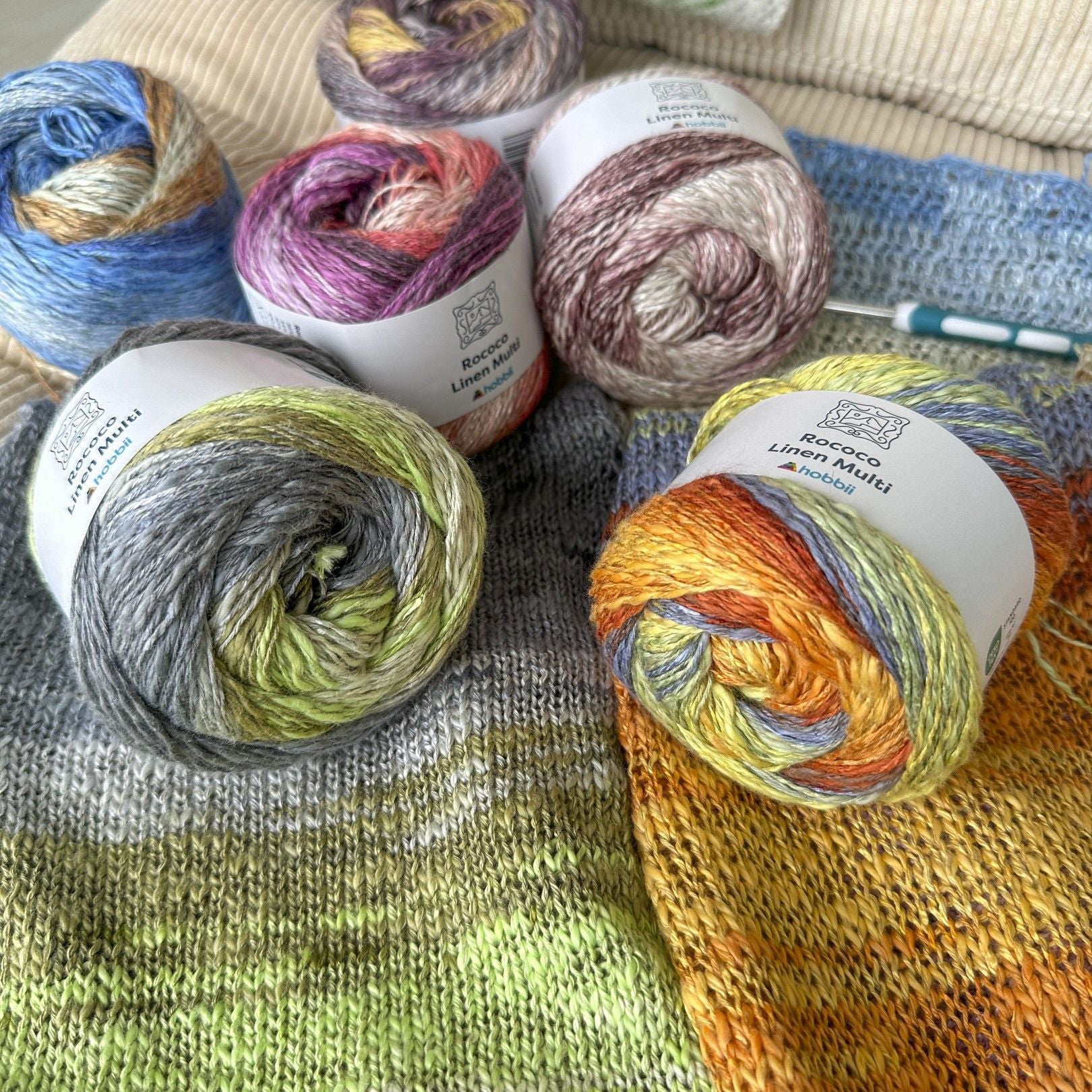 Rococo Linen Multi - Image 12