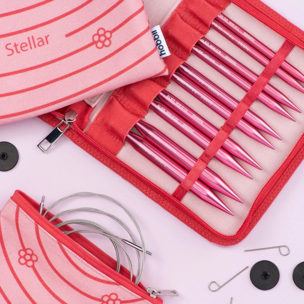 Set ferri circolari intercambiabili Stellar Deluxe - Coral - Image 2