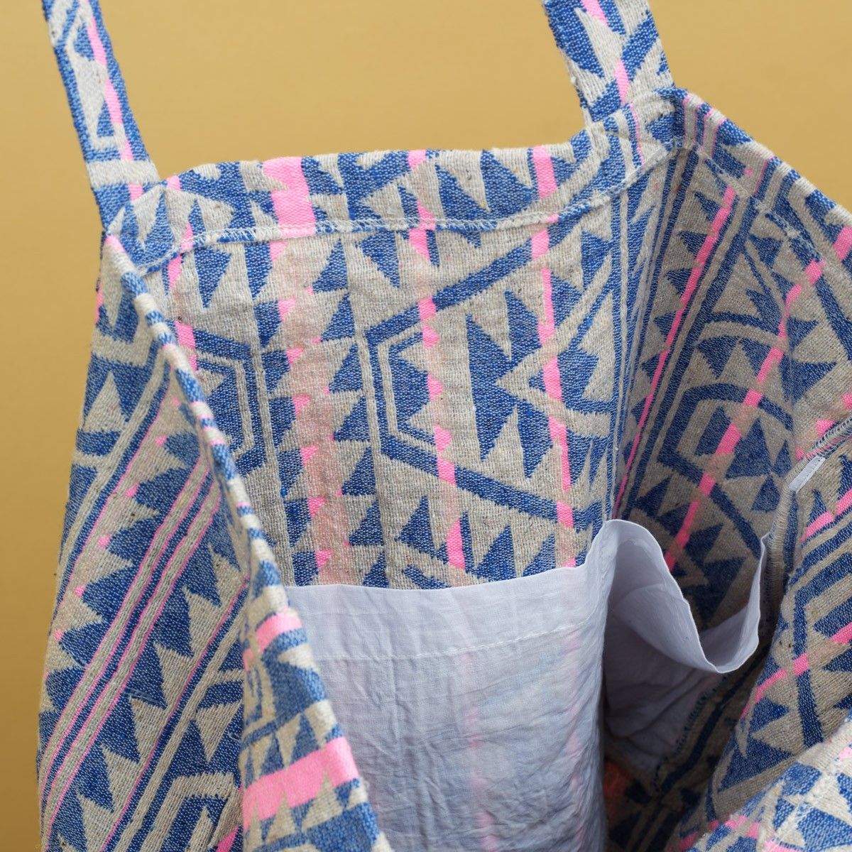 Borsa shopper in jacquard - Image 4