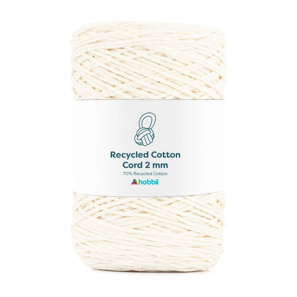 Recycled Cotton Cord (2 mm) - Image 6