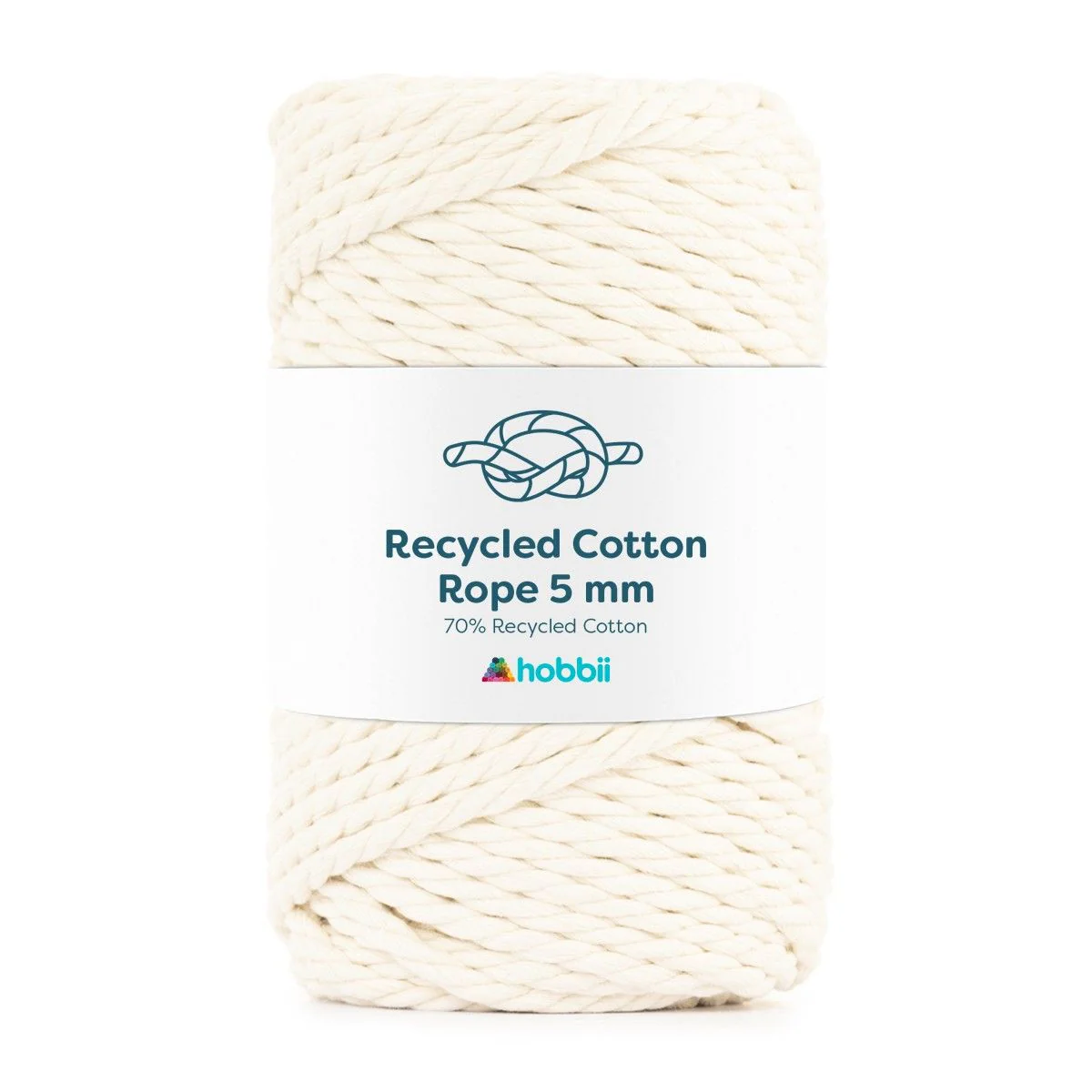 Recycled Cotton Rope (5 mm) - Image 8