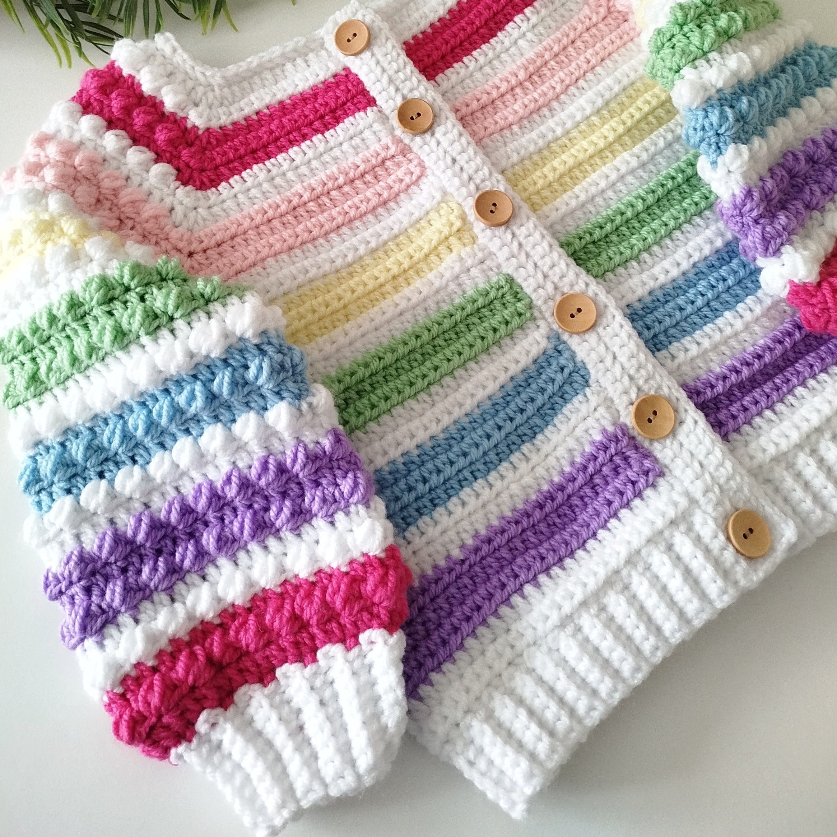 Spring Berry - Children’s Cardigan - Image 4