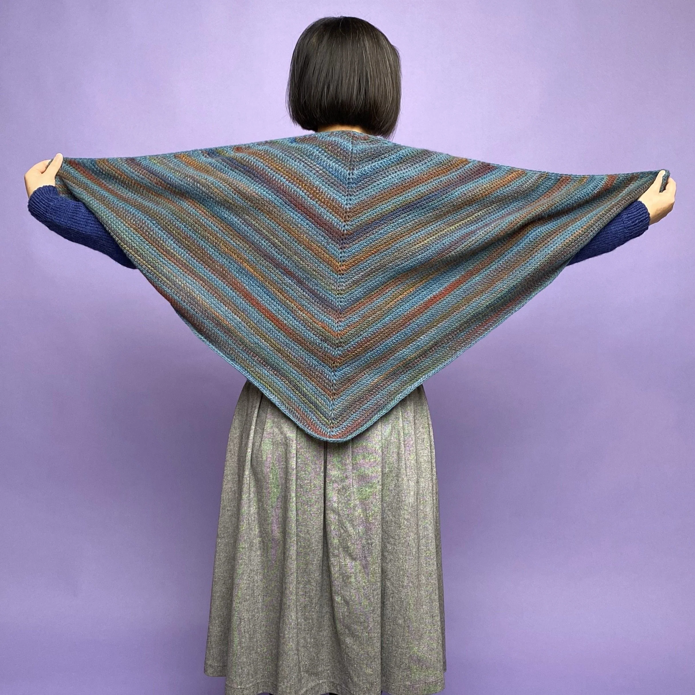 Jasmin - Tunisian Crochet Shawl - Image 2