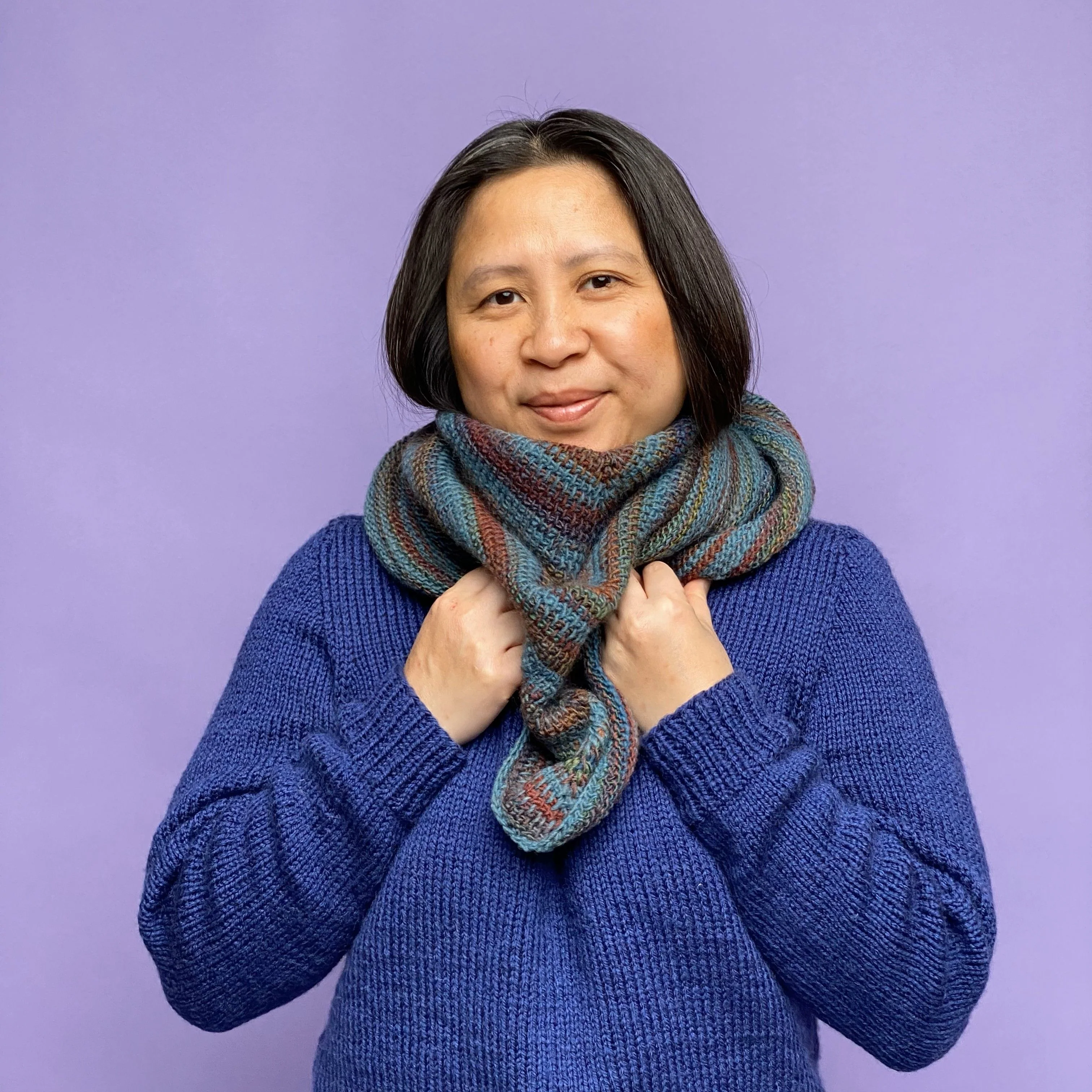 Jasmin - Tunisian Crochet Shawl - Image 4