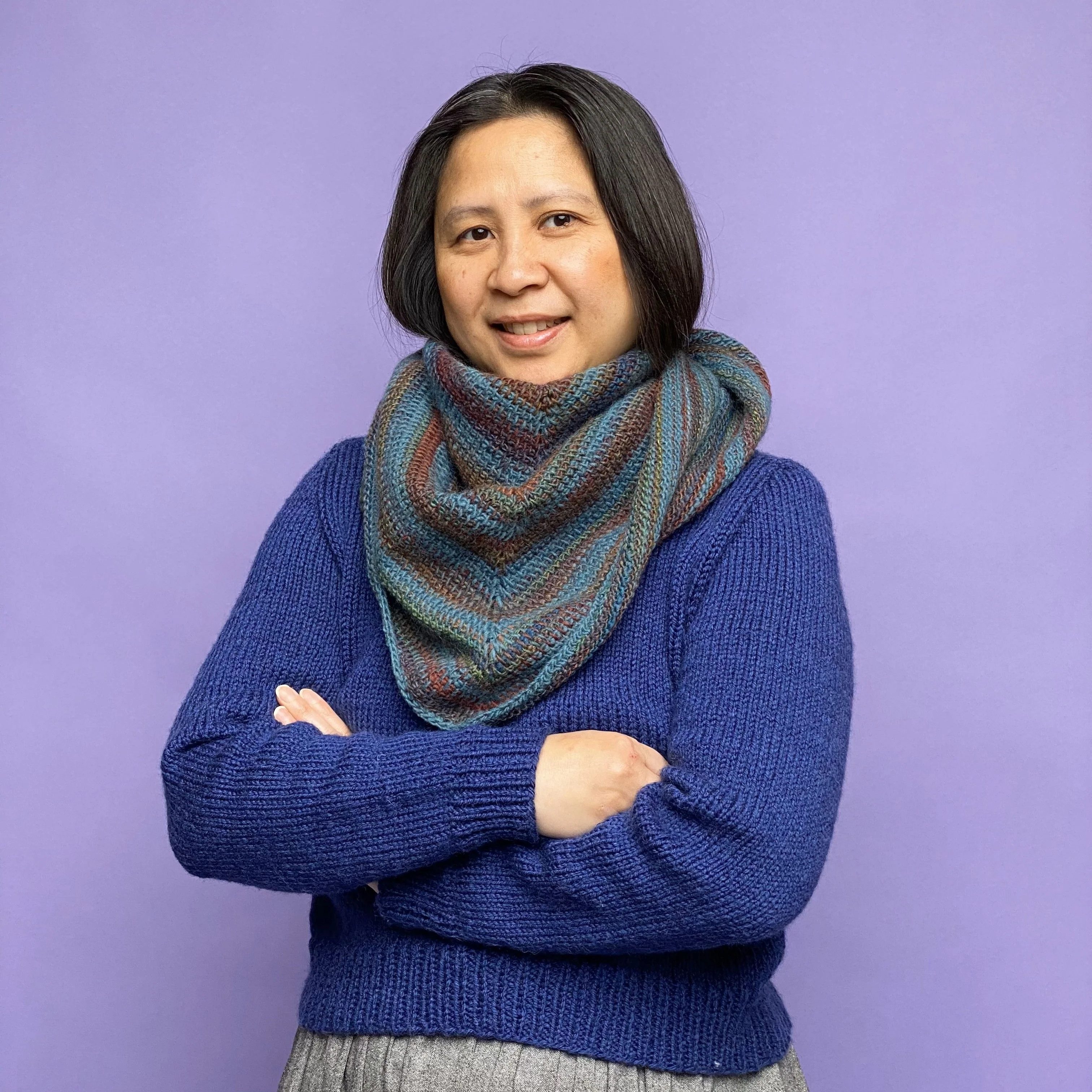 Jasmin - Tunisian Crochet Shawl - Image 6