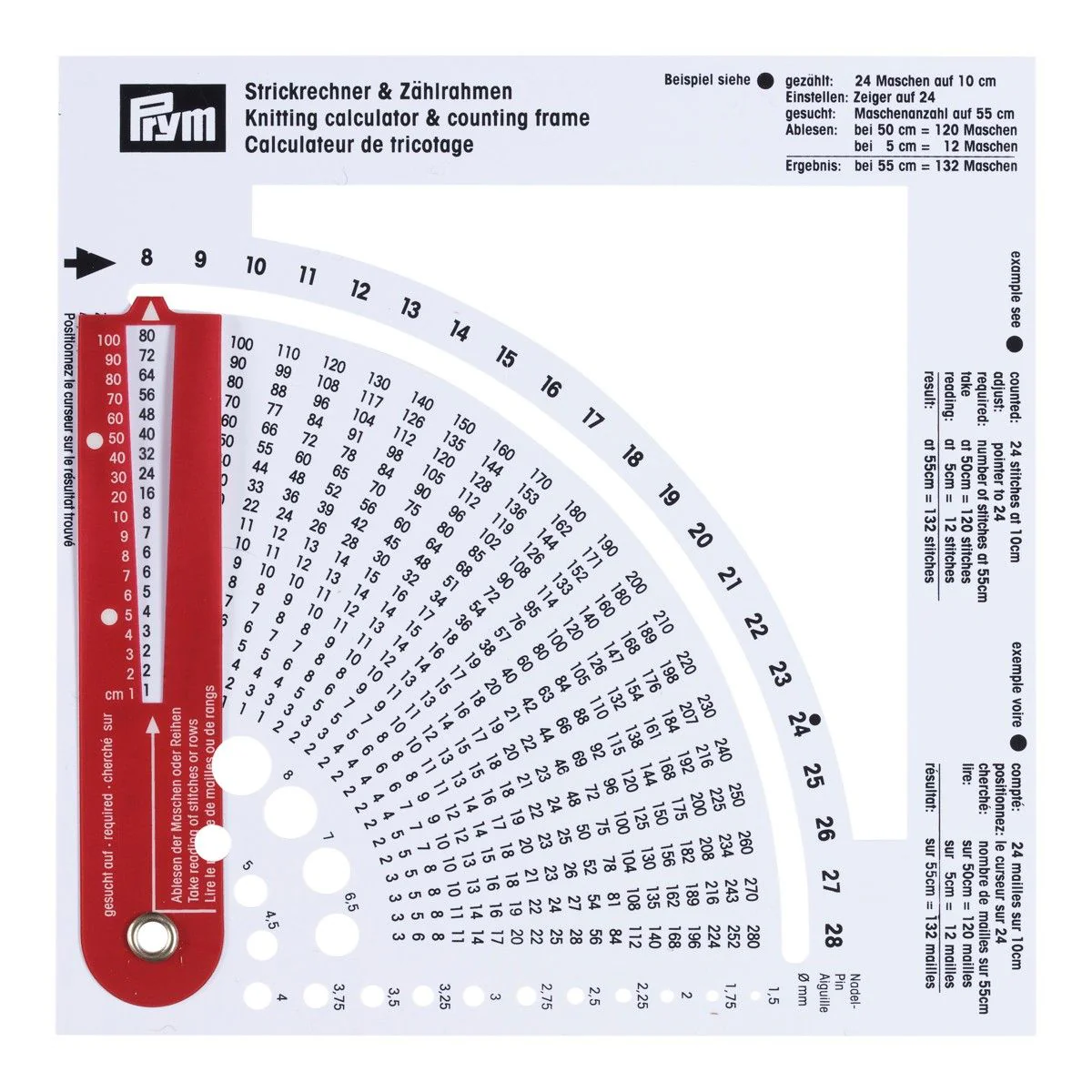 Calcolatore per maglieria