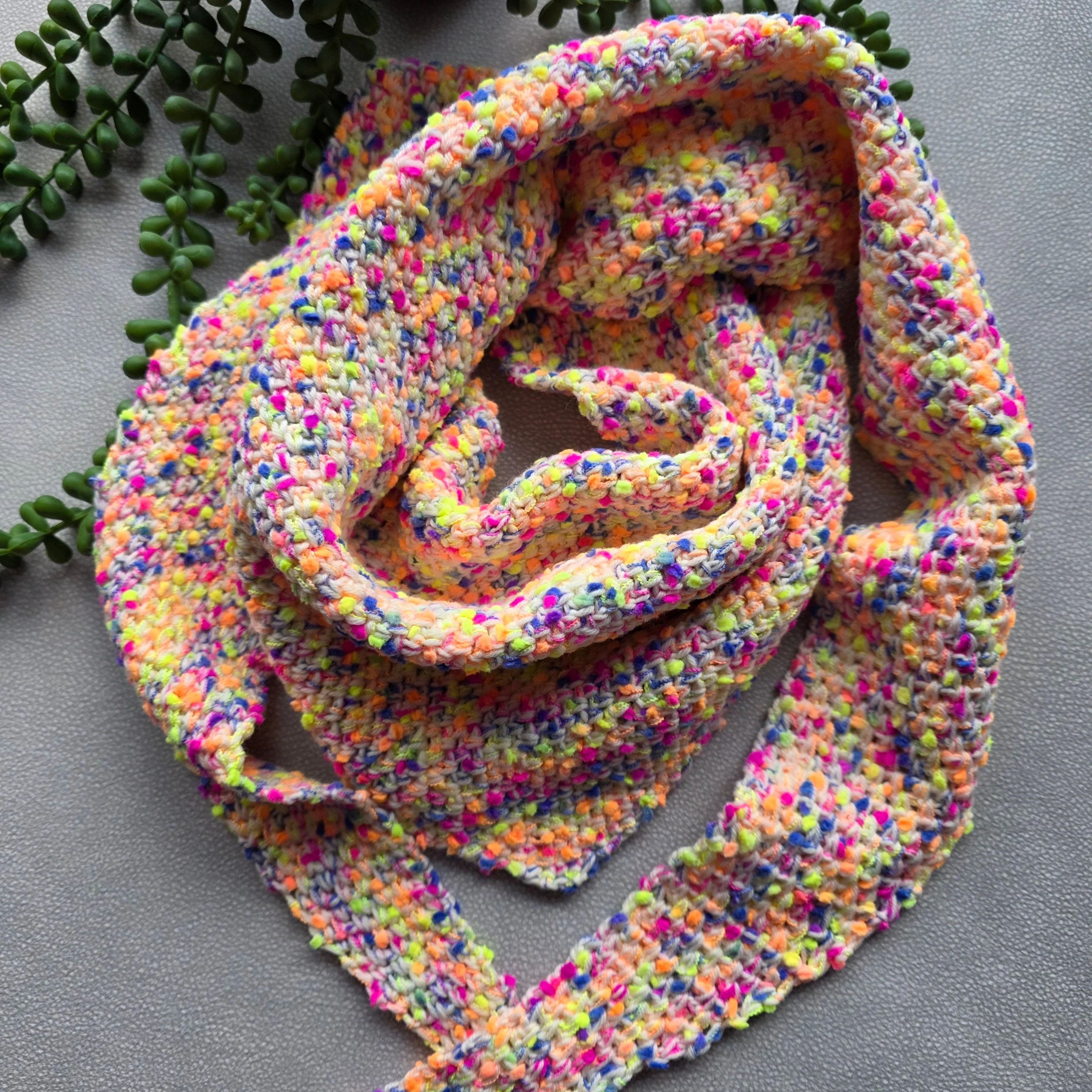 Candy Moss Stitch - Scarf - Image 5